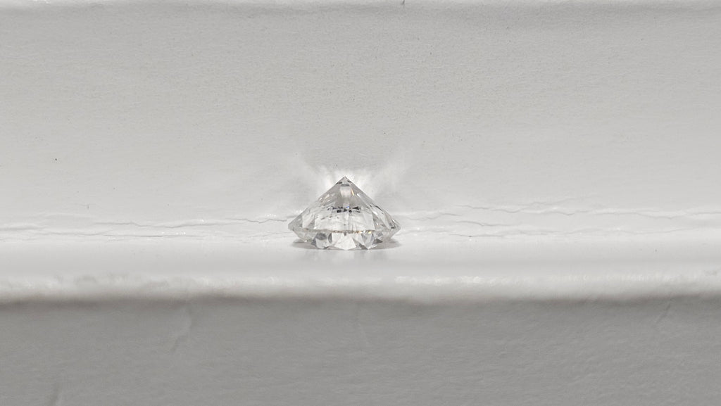 0.70 CT GIA Round Brilliant Natural Diamond F I1 XX