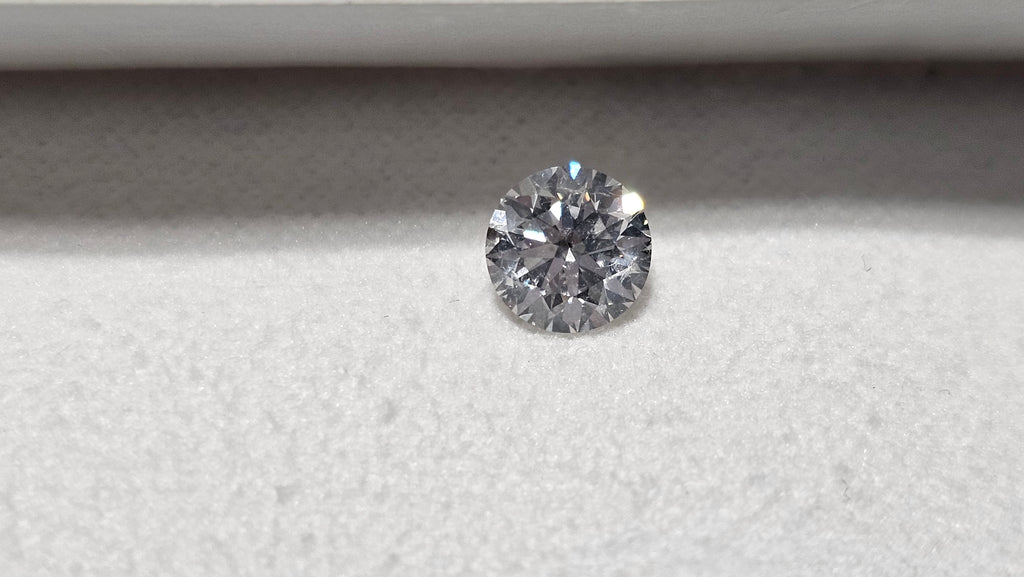 0.70 CT GIA Round Brilliant Natural Diamond F I1 XX