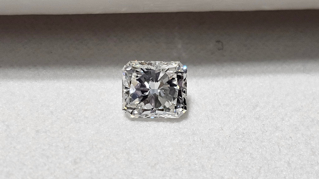 1.10 CT GIA Radiant Cut Natural Diamond H VS1