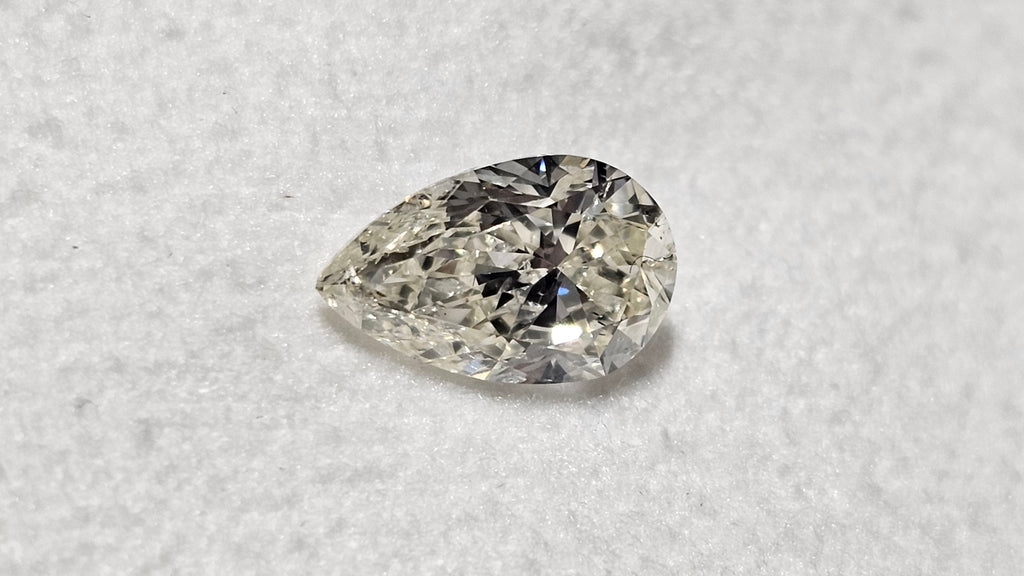 1.51 CT IGI Pear Shaped Natural Diamond J SI2