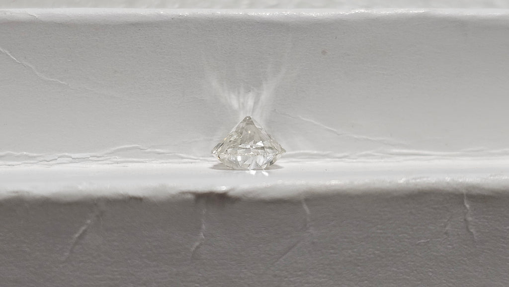0.93 CT Old Euro Natural Diamond I-J SI2-I1 Chipped