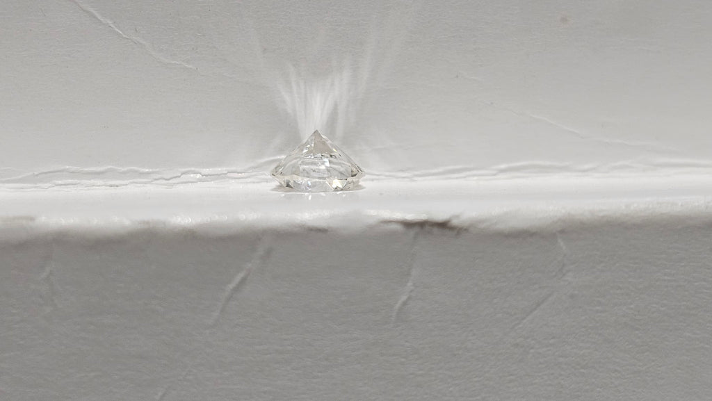 0.59 CT Round Brilliant Natural Diamond H-I SI2