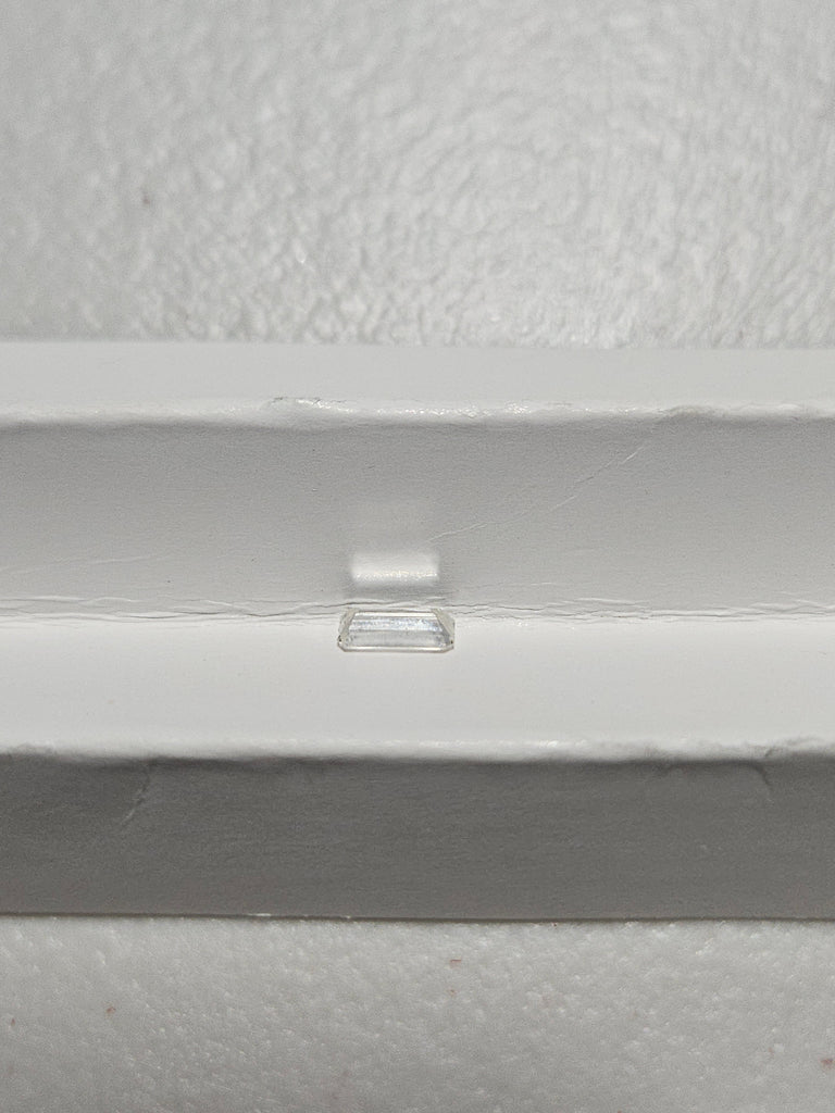 0.42 CT Elongated Emerald Cut Natural Diamond H-I VS