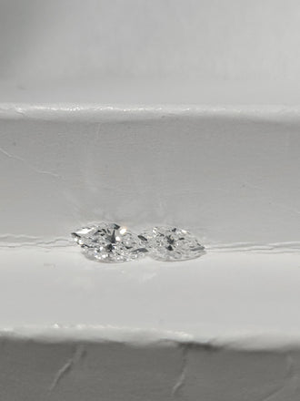 0.47 CT Marquise Cut Natural Diamonds (2) G-H VS