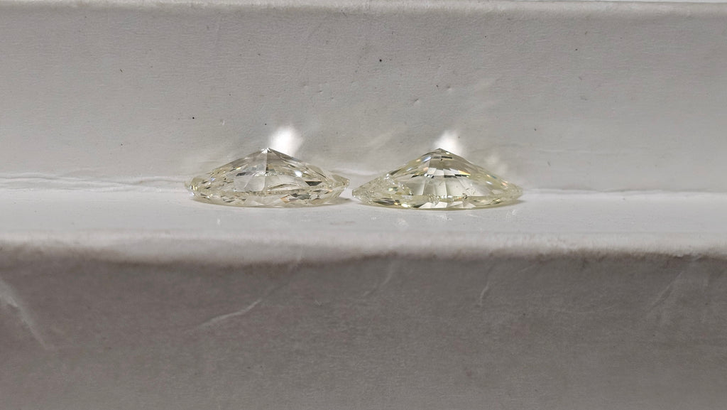 2.00 CT IGI Marquise Cut Matching Natural Diamonds K-L SI2-I1