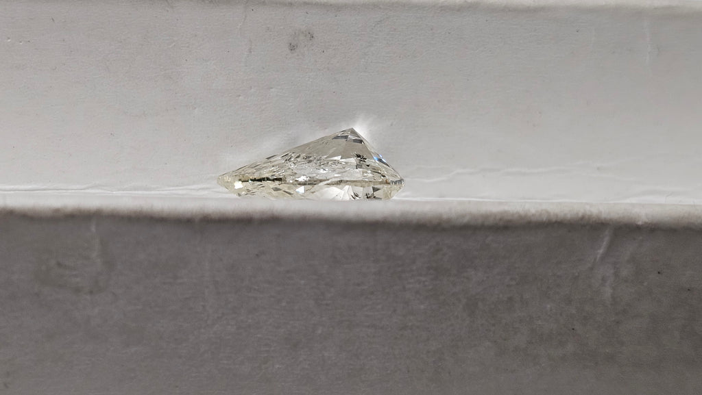 2.01 CT IGI Pear Shape Natural Diamond K I1 XXVG