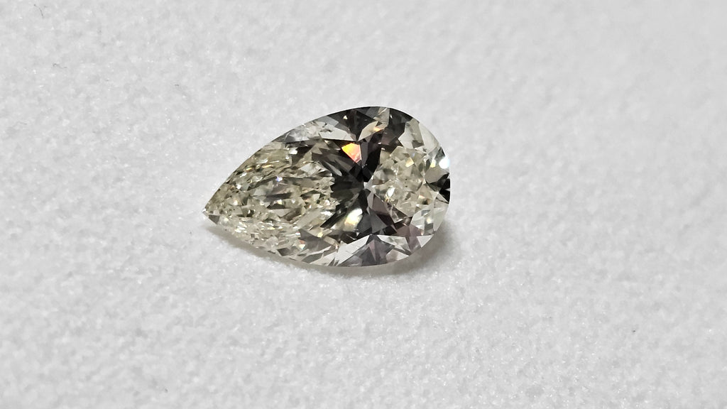 2.01 CT IGI Pear Shape Natural Diamond J SI2 XXVG
