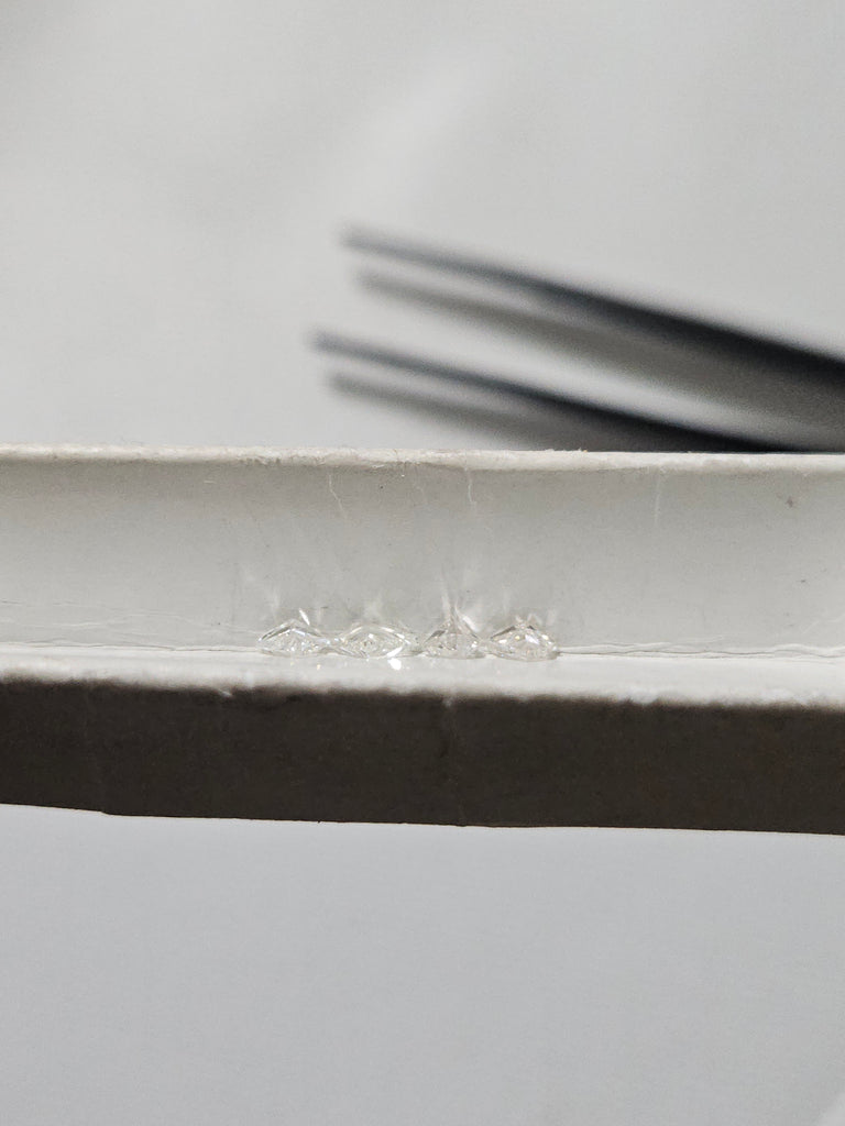 0.80 TCTW Trilliant Cut Natural Diamonds (4) I-J VS-SI