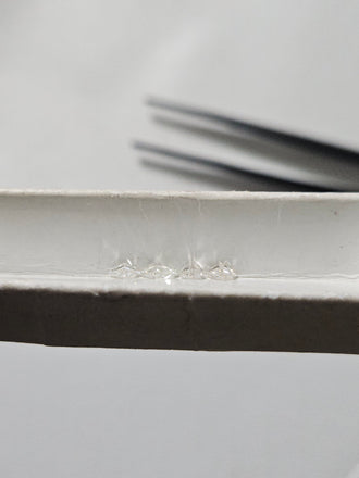 0.80 TCTW Trilliant Cut Natural Diamonds (4) I-J VS-SI