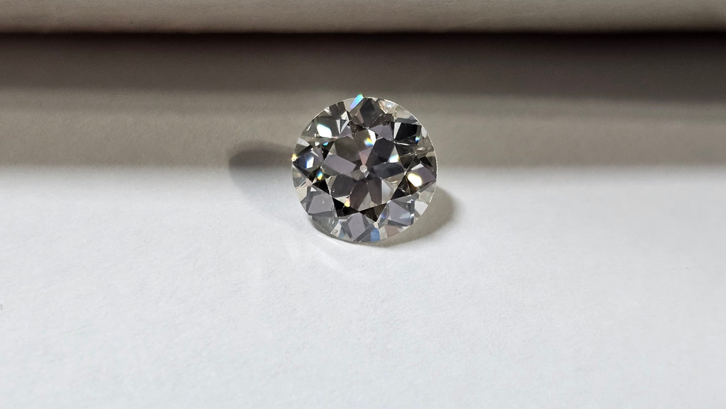 1.38 CT Old Cut Natural Diamond J-K VS2