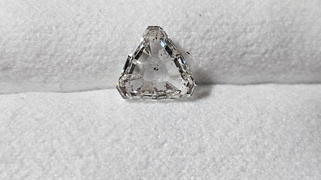 1.65 CT GIA Modified Triangular Step Cut Natural Diamond J I1