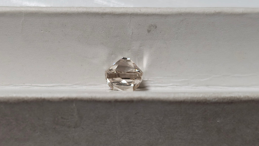 1.51 CT GIA Old Mine Brilliant Natural Diamond Light Brown SI2