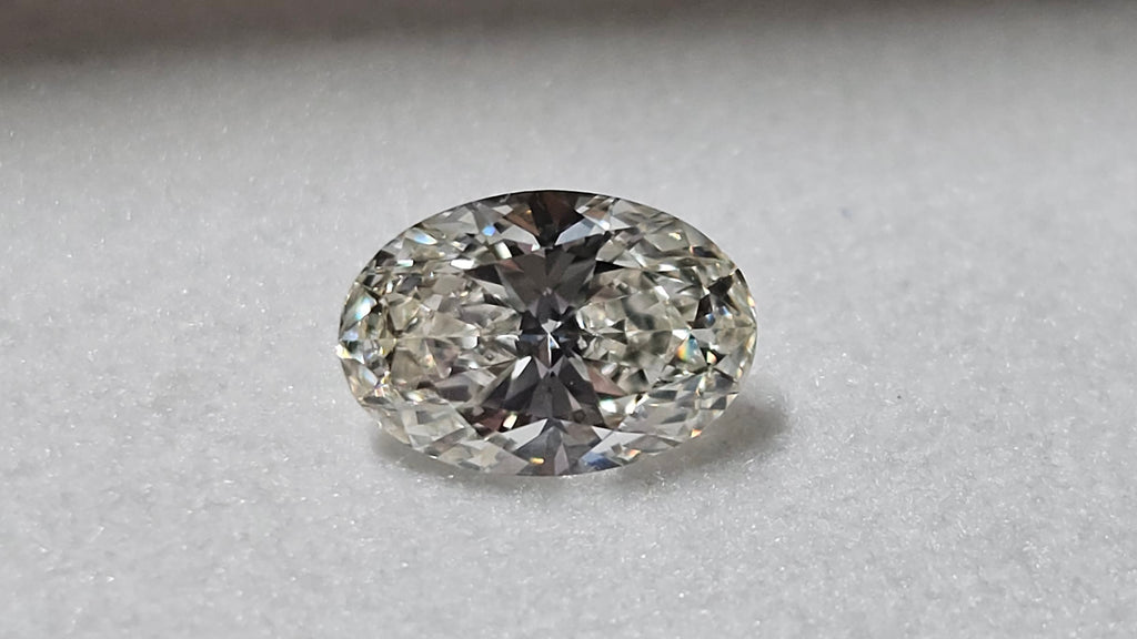 1.05 CT GIA Oval Shaped Natural Diamond J SI1 XX