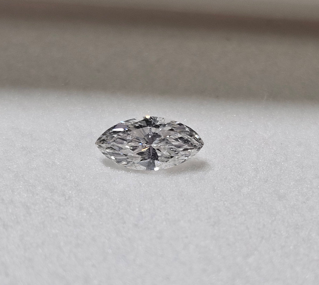 0.50 CT Marquise Cut Natural Diamond F-G SI2