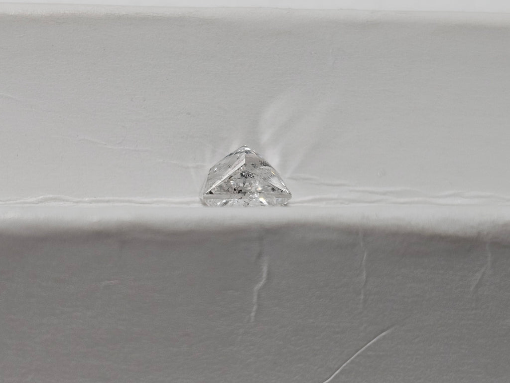 1.01 CT Princess Cut Natural Diamond F-G I2