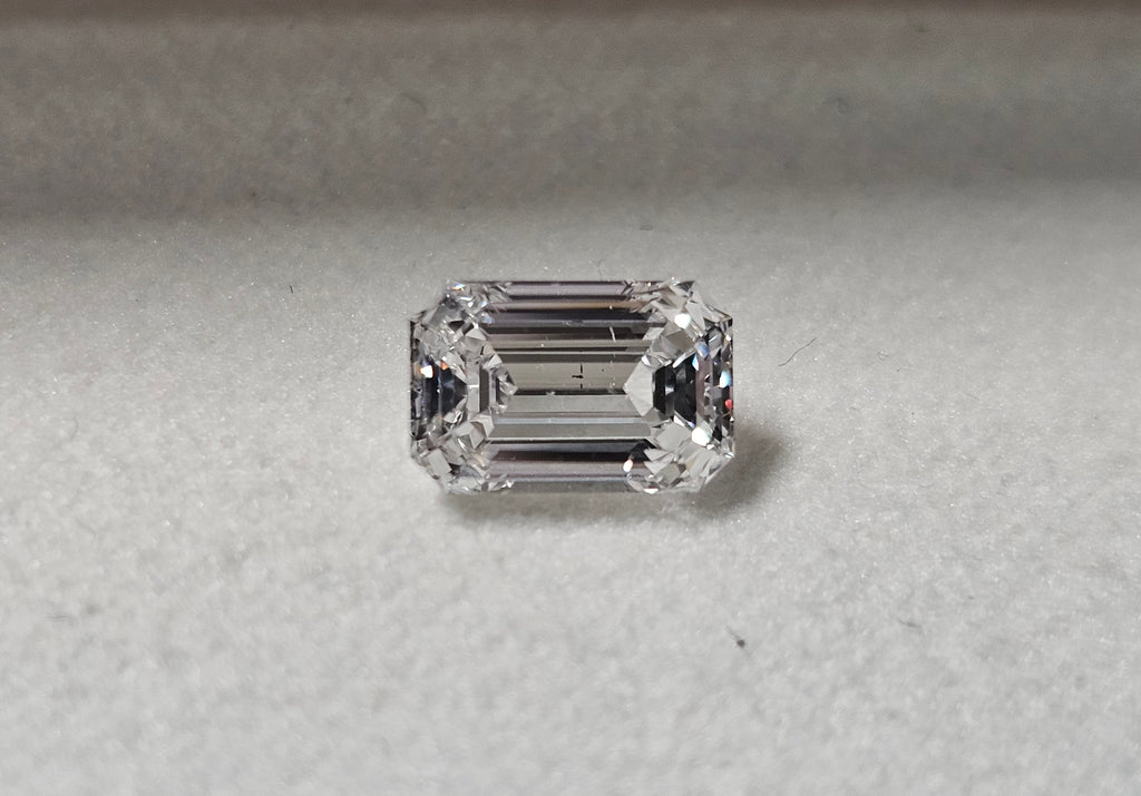1.50 CT GIA Emerald Cut Natural Diamond D SI1