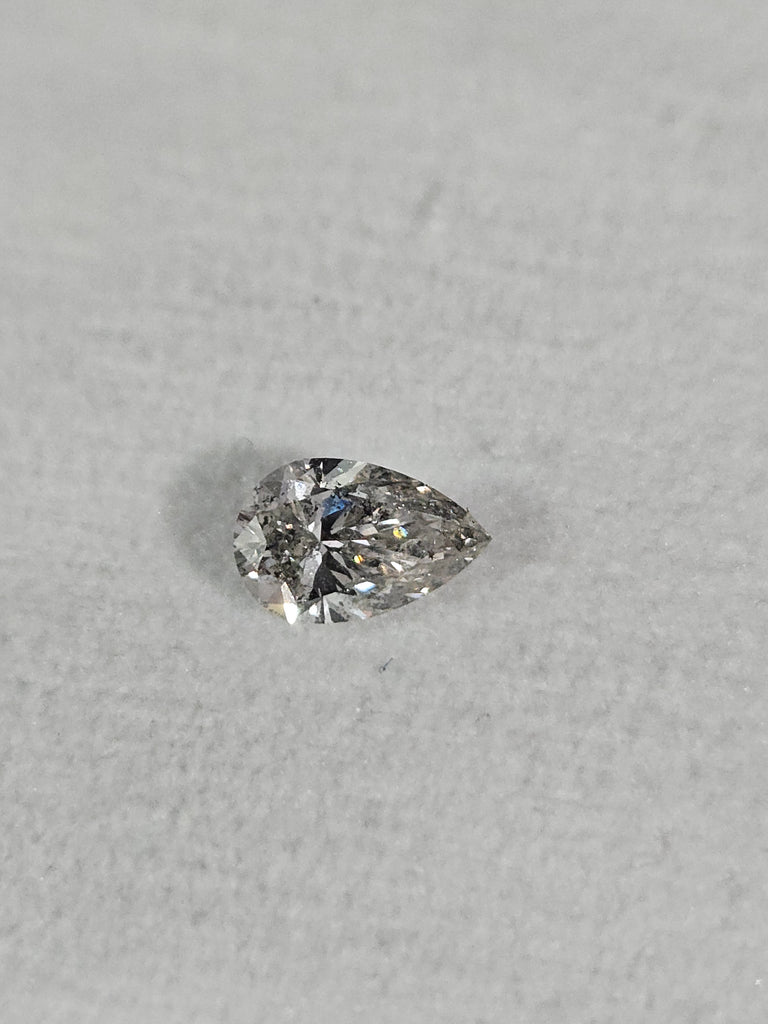 1.01 CT IGI Pear Shaped Natural Diamond I I1 XX