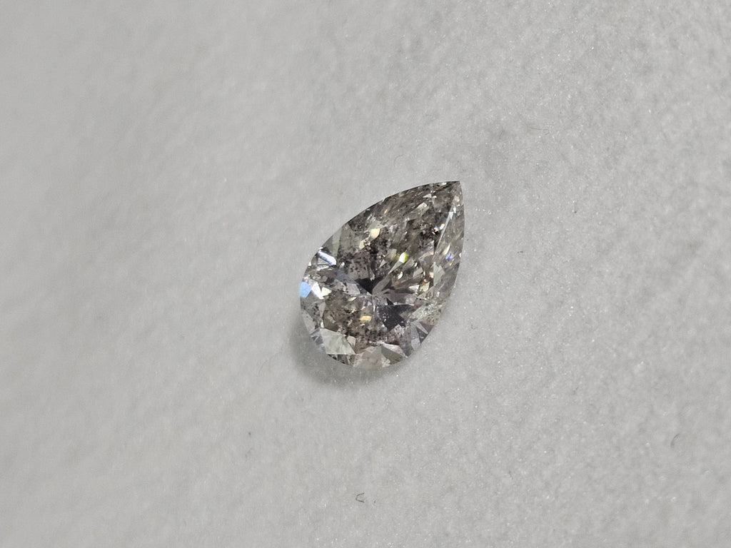 1.01 CT IGI Pear Shaped Natural Diamond I I1 XX
