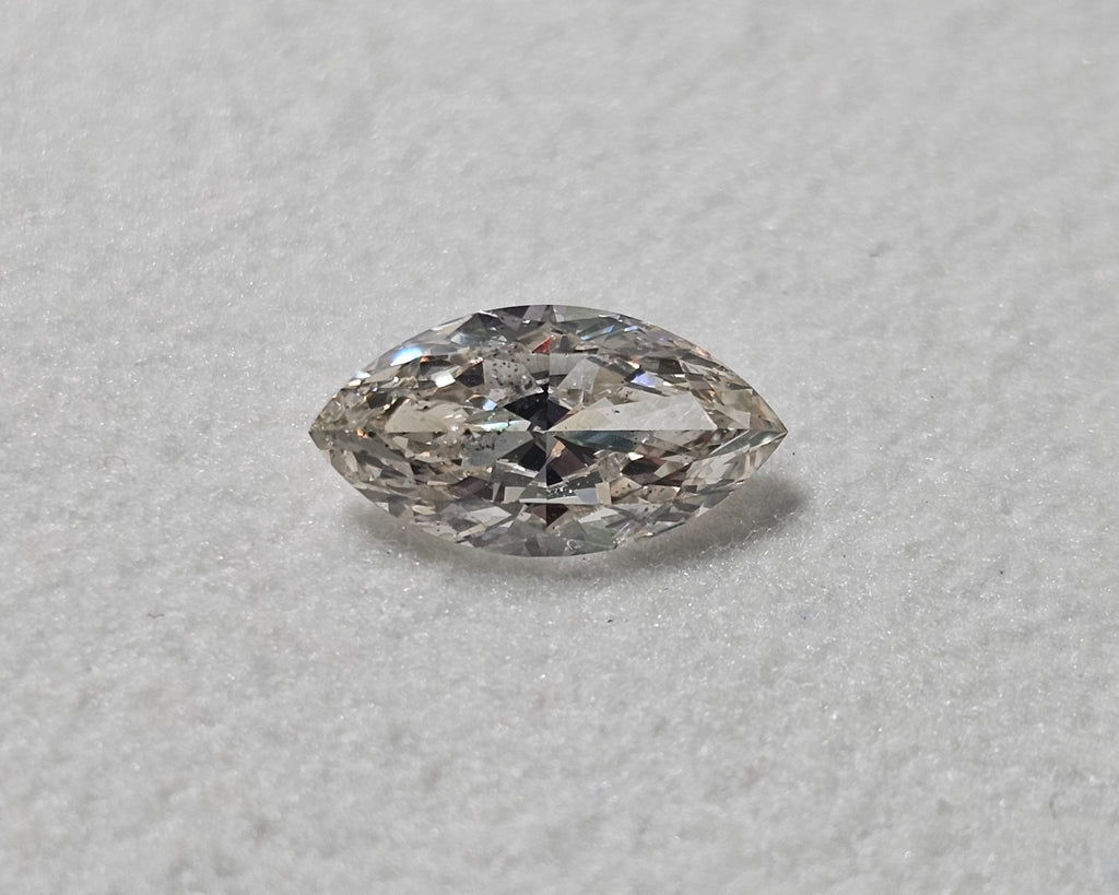 1.00 CT IGI Marquise Brilliant Natural Diamond J SI2