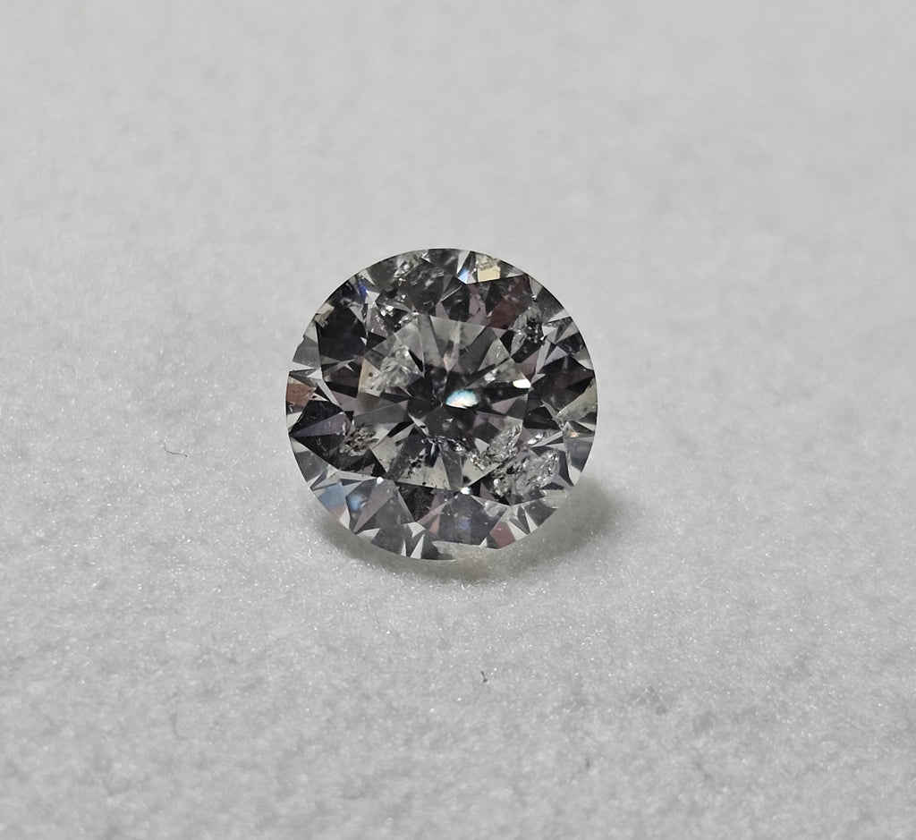2.00 CT IGI Round Brilliant Natural Diamond F I1
