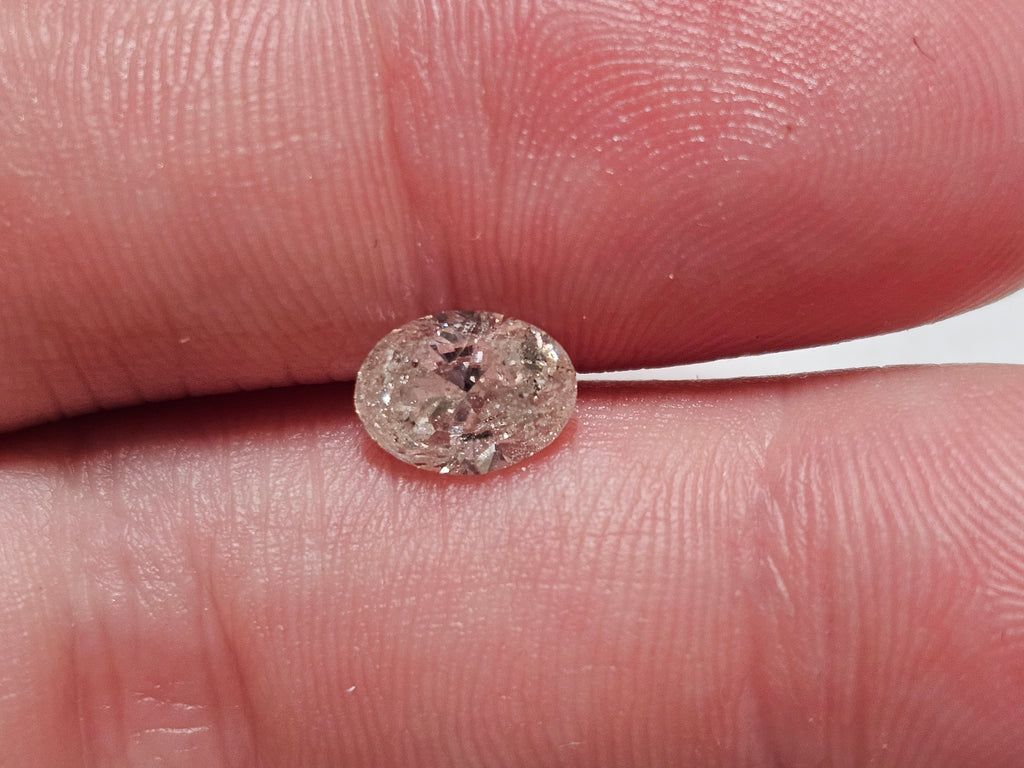 1.03 CT IGI Oval Brilliant Natural Diamond J I1