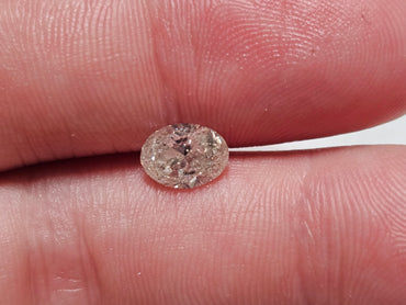 1.03 CT IGI Oval Brilliant Natural Diamond J I1