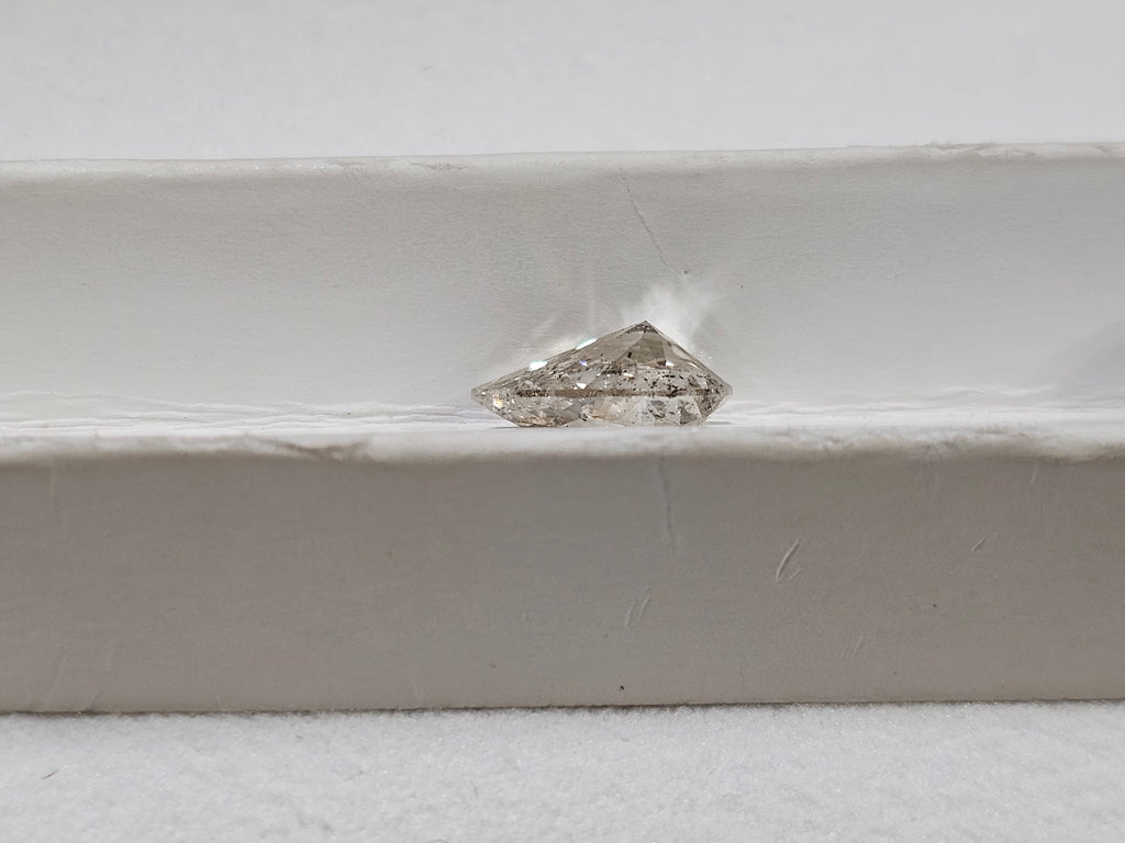 2.51 CT IGI Pear Brilliant Natural Diamond L I1