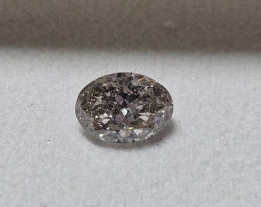 1.00 CT HRD Oval Natural Diamond J I1
