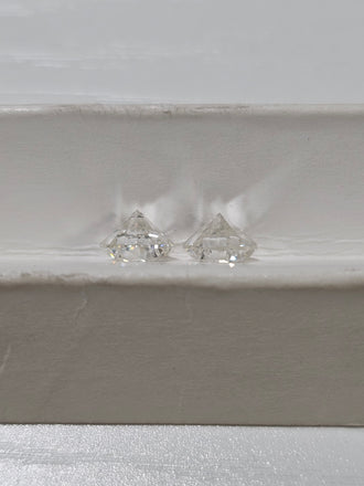 2.04 CTTW Round Brilliant Natural Diamond Matched Pair E SI2+