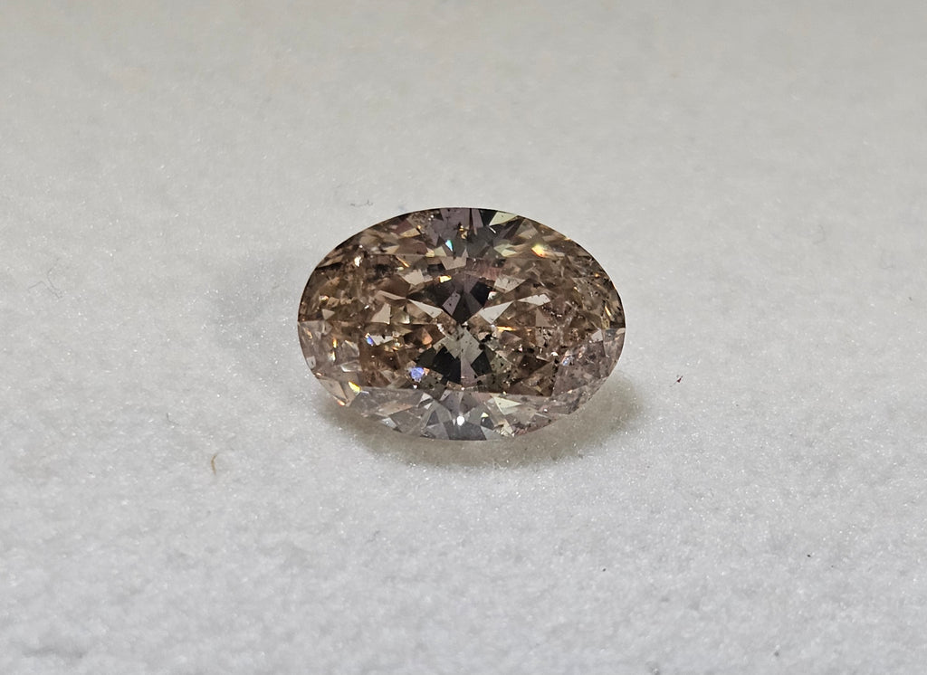 1.51 CT IGI Oval Brilliant Natural Diamond N SI2
