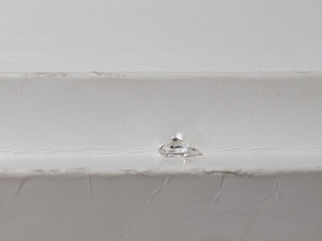 0.52 CT Pear Shape Natural Diamond G-H SI1