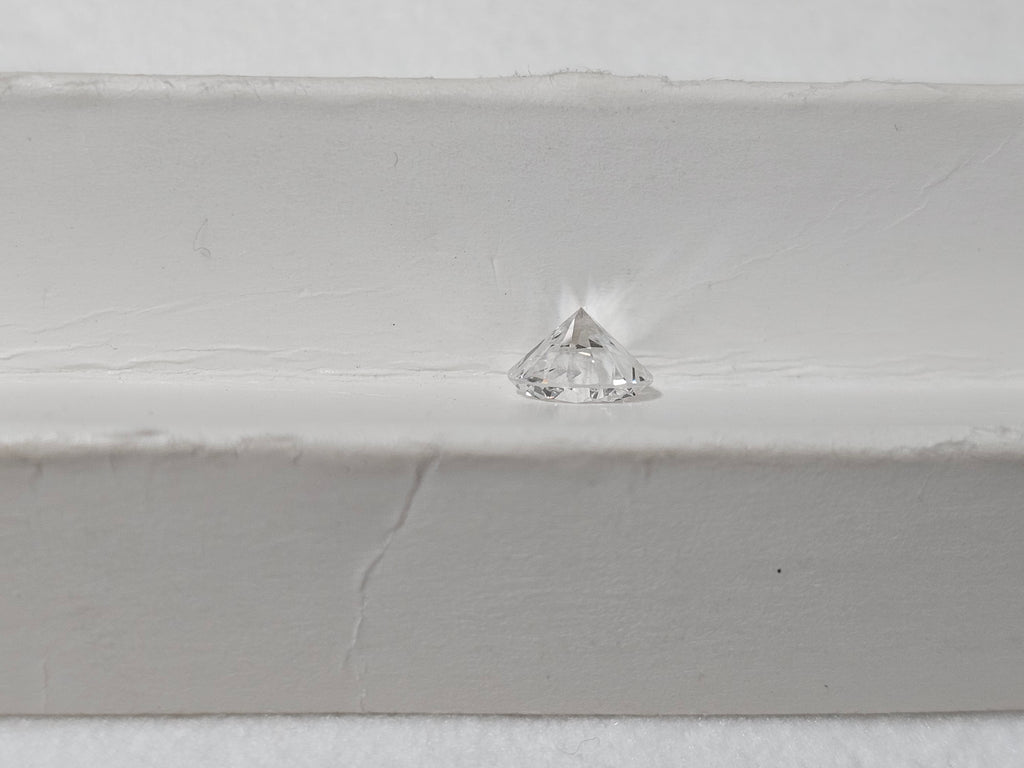 0.79 CT Round Brilliant Natural Diamond F-G I1