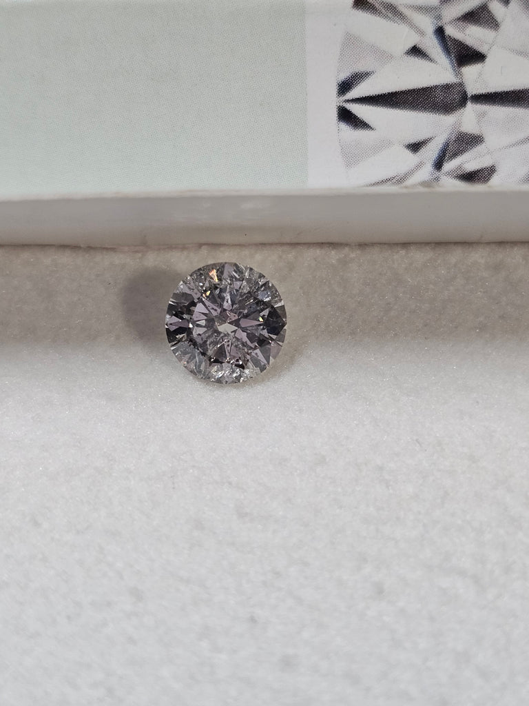 0.80 CT Round Brilliant Natural Diamond G-H I1