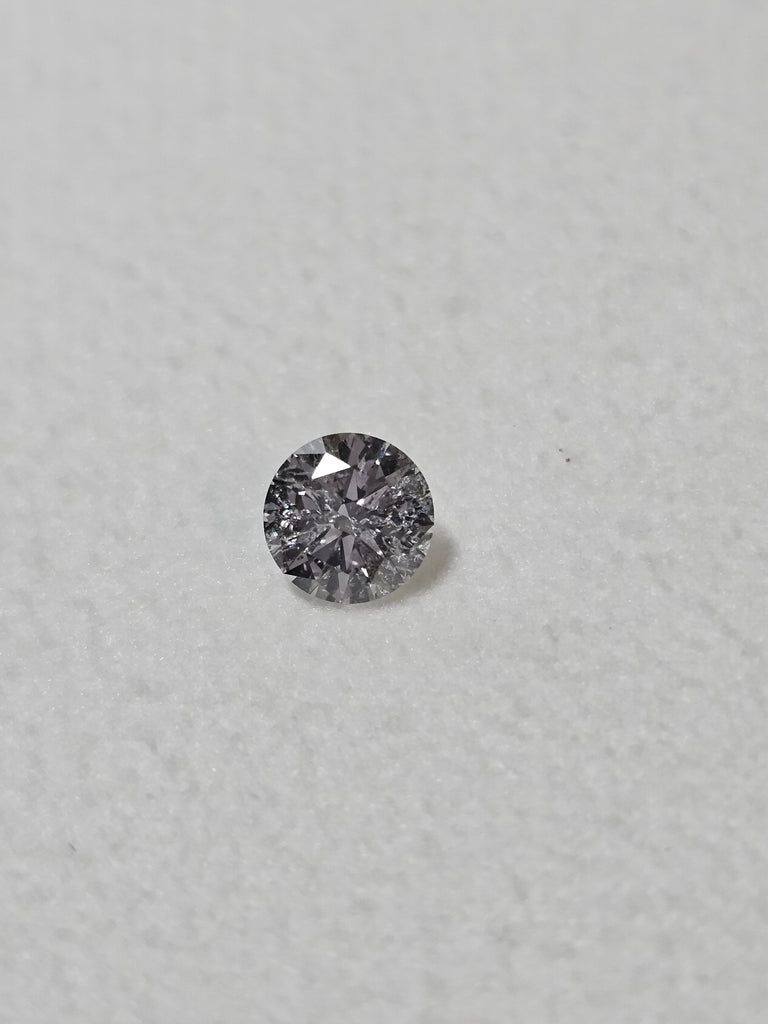 0.80 CT Round Brilliant Natural Diamond G-H I1