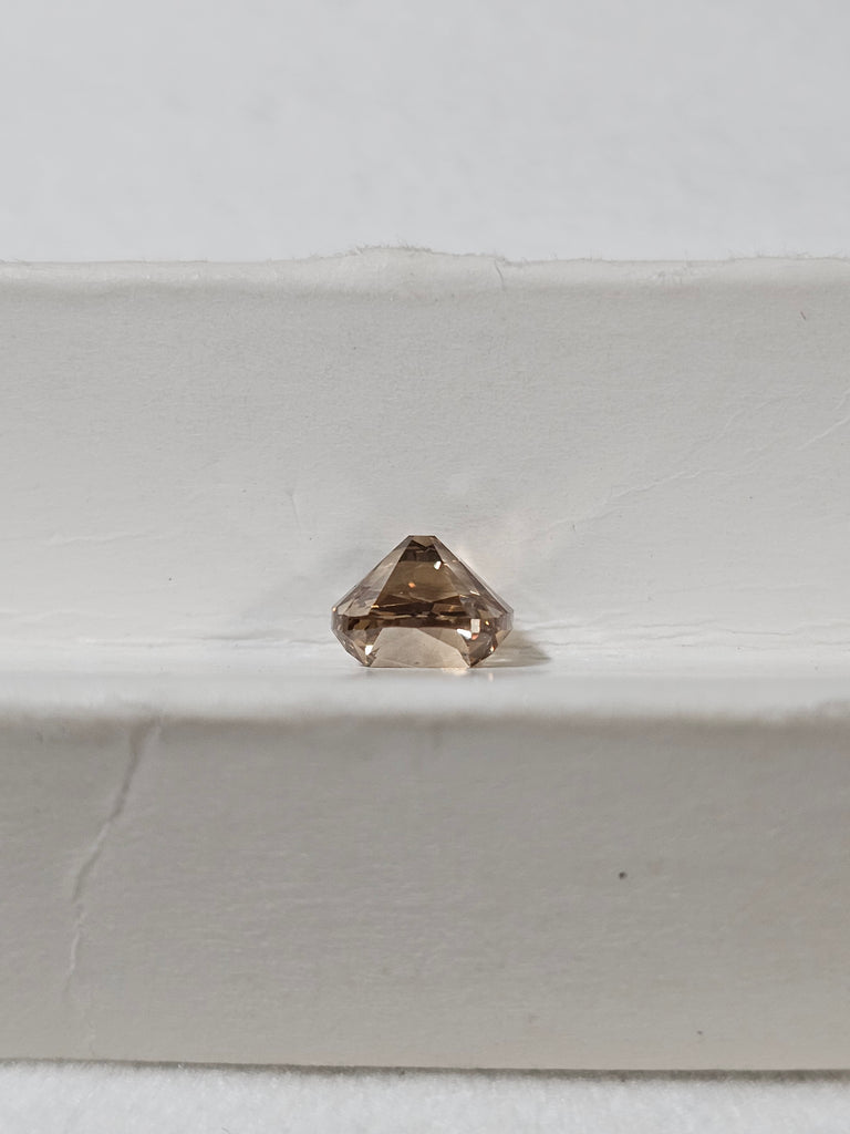 1.09 CT GIA Cushion Brilliant Natural Diamond Fancy Dark Yellowish Brown VVS2