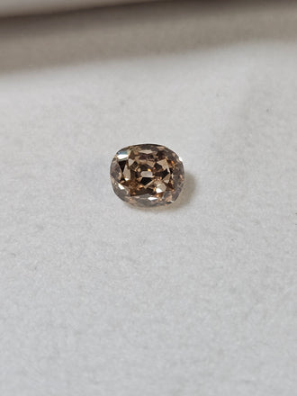 1.33 CT GIA Old Mine Brilliant Natural Diamond Fancy Yellowish Brown VS1