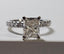 Center 2.02 CT Natural Radiant Cut Engagement Ring J SI2