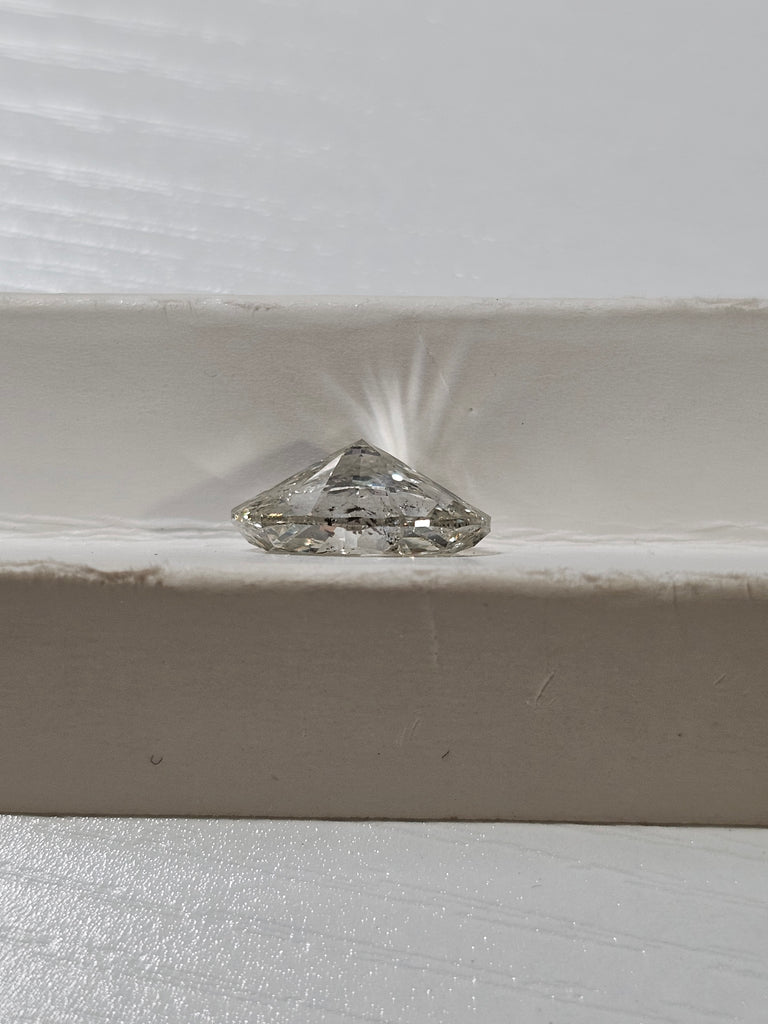 IGI 4.01 CT Natural Oval Brilliant K I1 VG EX EX