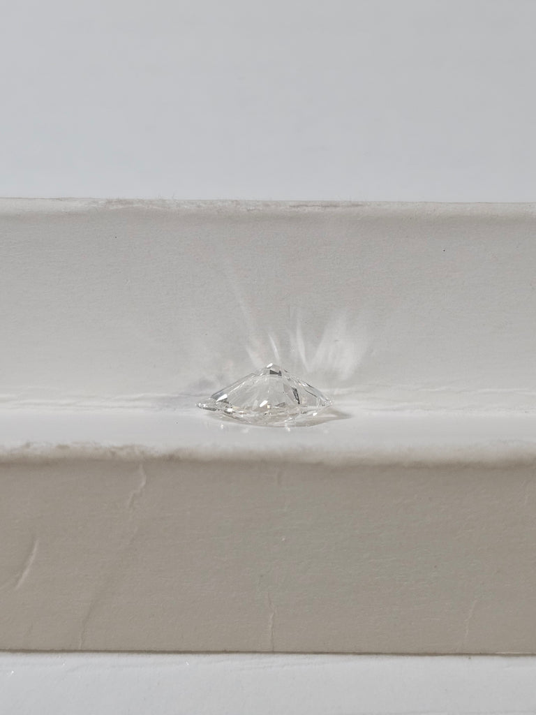 GIA 1.26 CT Natural Heart Brilliant H SI2