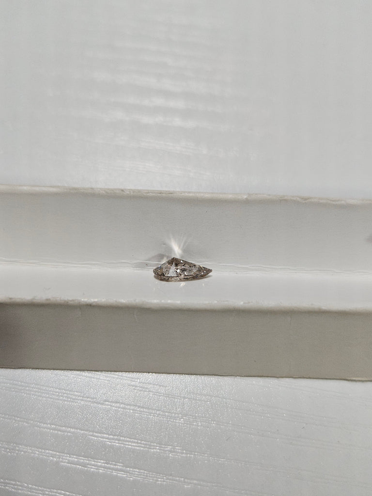 IGI 1.01 CT Natural Pear Brilliant K I1 VG EX EX