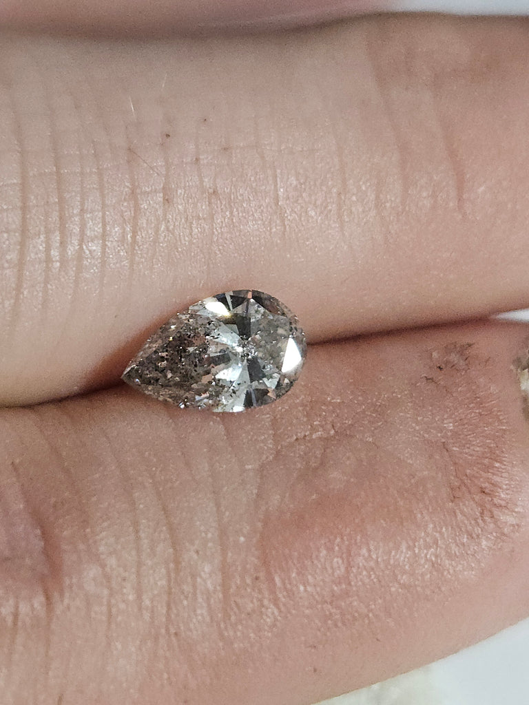HRD 1.00 CT Natural Pear Shape K I1