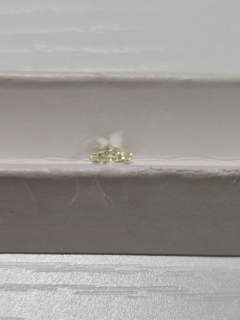 GIA 0.54 CT Natural Pear Brilliant WX Internally Flawless EX VG