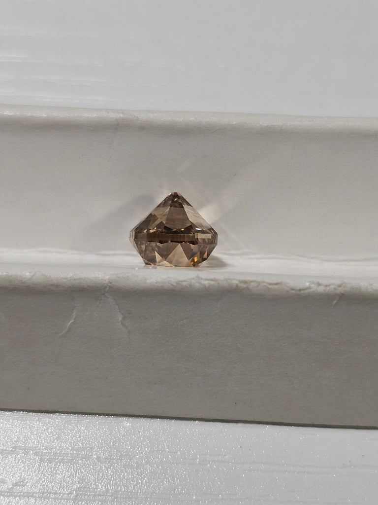 IGI 2.61 CT Natural Old Mine Cut Y-Z VS1 Light Brown