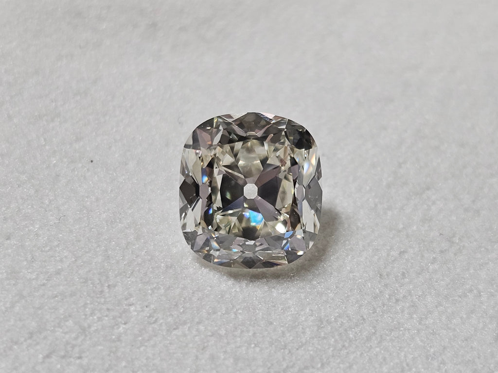 GIA 3.01 CT Natural Old Mine Cushion Cut L VS1 EX EX