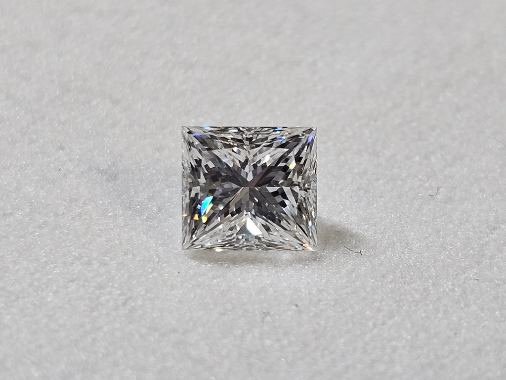 GIA 1.14 CT Natural Princess Cut F VS1 VG G