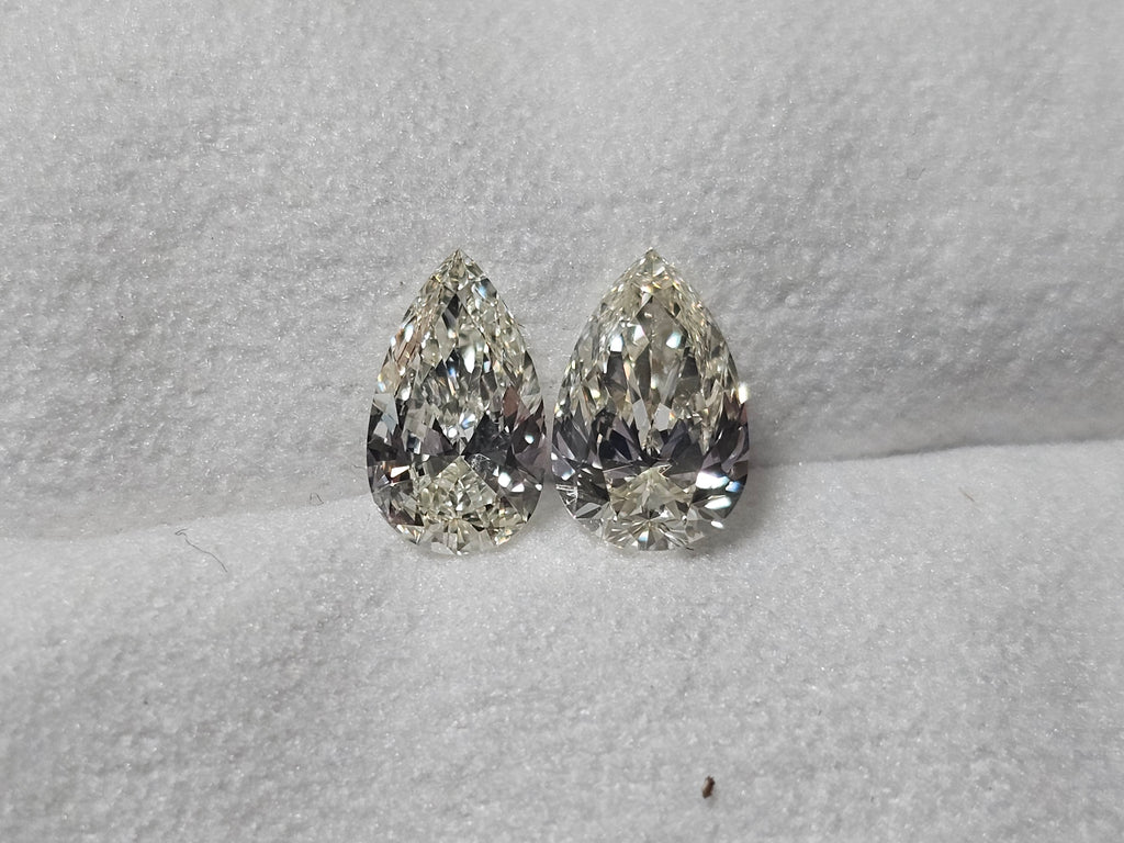 GIA 1.40 TCW Natural Pear Brilliant Match K-L VS1 Nice makes