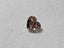 GIA 0.75 CT Natural Heart MB Fancy Dark Yellowish Brown Even VS1 EX VG