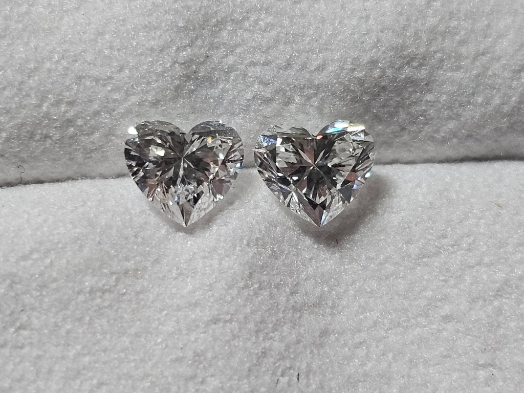 GIA 1.01 CTW Natural Heart Brilliant Match FG SI1-SI2