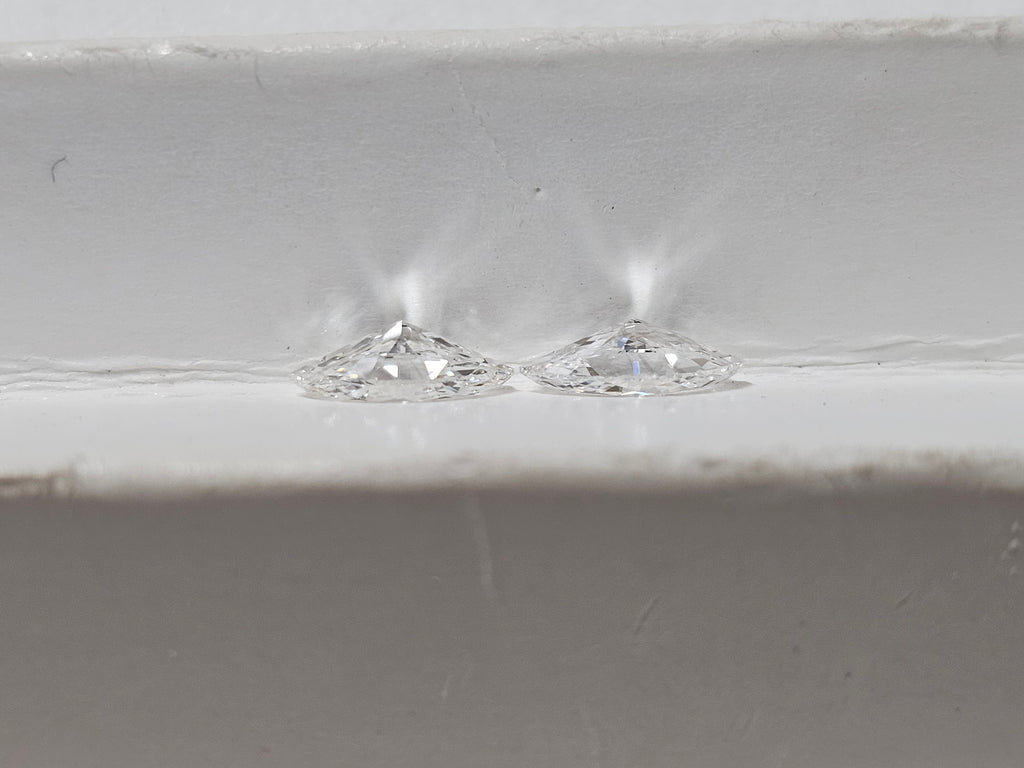 GIA 0.96 CTW Natural Marquise Match DE SI1-SI2
