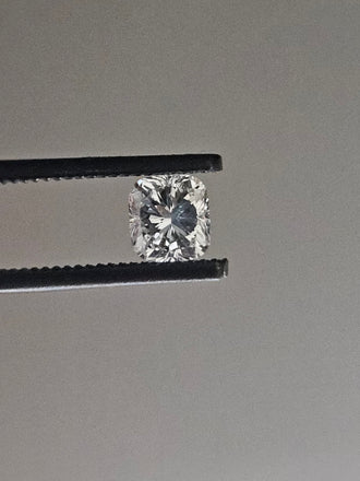 1.00 CT Natural Cushion Cut H-I I1 Laser Drilled